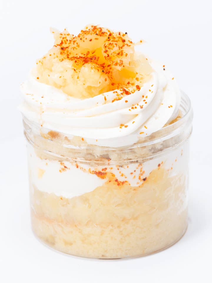 DE L’OR CAKERY Pineapple Coconut Rum Cake Jar (10oz) for wholesale by De L'or Cakery Corporation