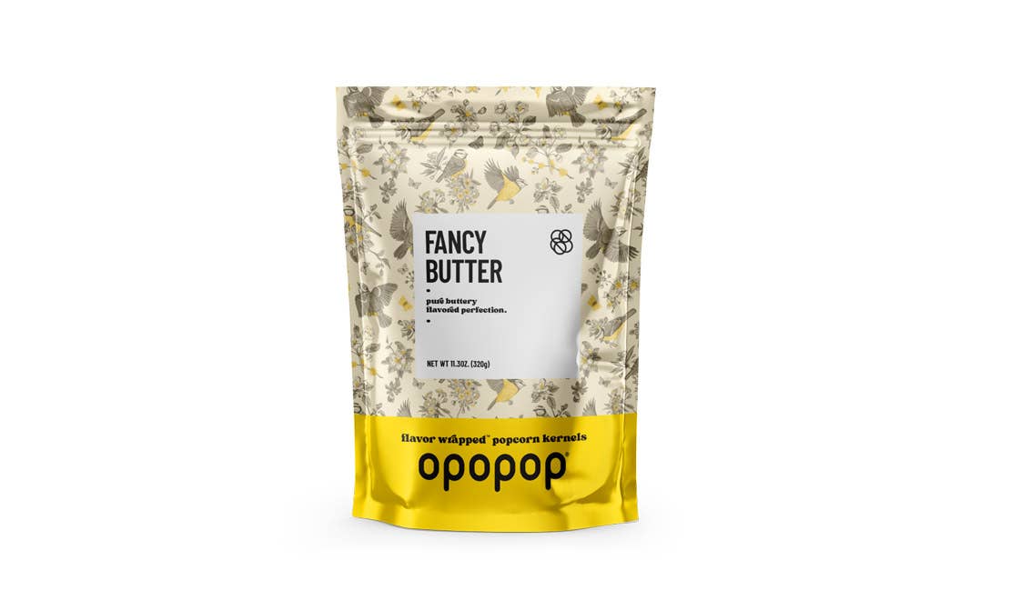 Opopop, Inc. - Wholesale Popcorn Kernels - Fancy Butter 320g Big Bags Popcorn Kernels Restock