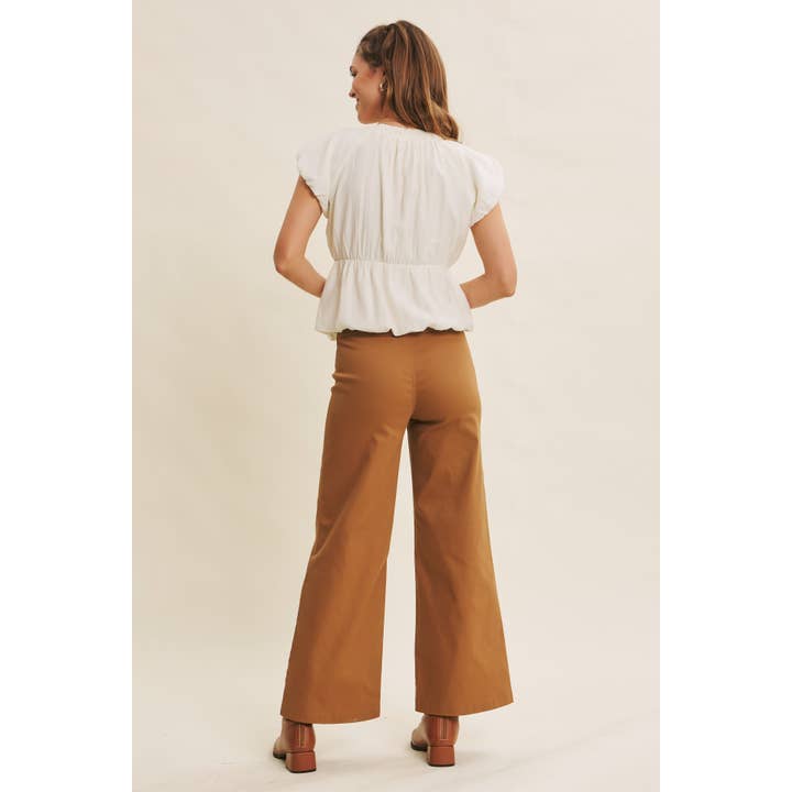 in february - Wholesale Blouse - Women's - SEASONLESS FEMININE CRINKLE BLOUSE WITH CONTRAST BOW TIE15