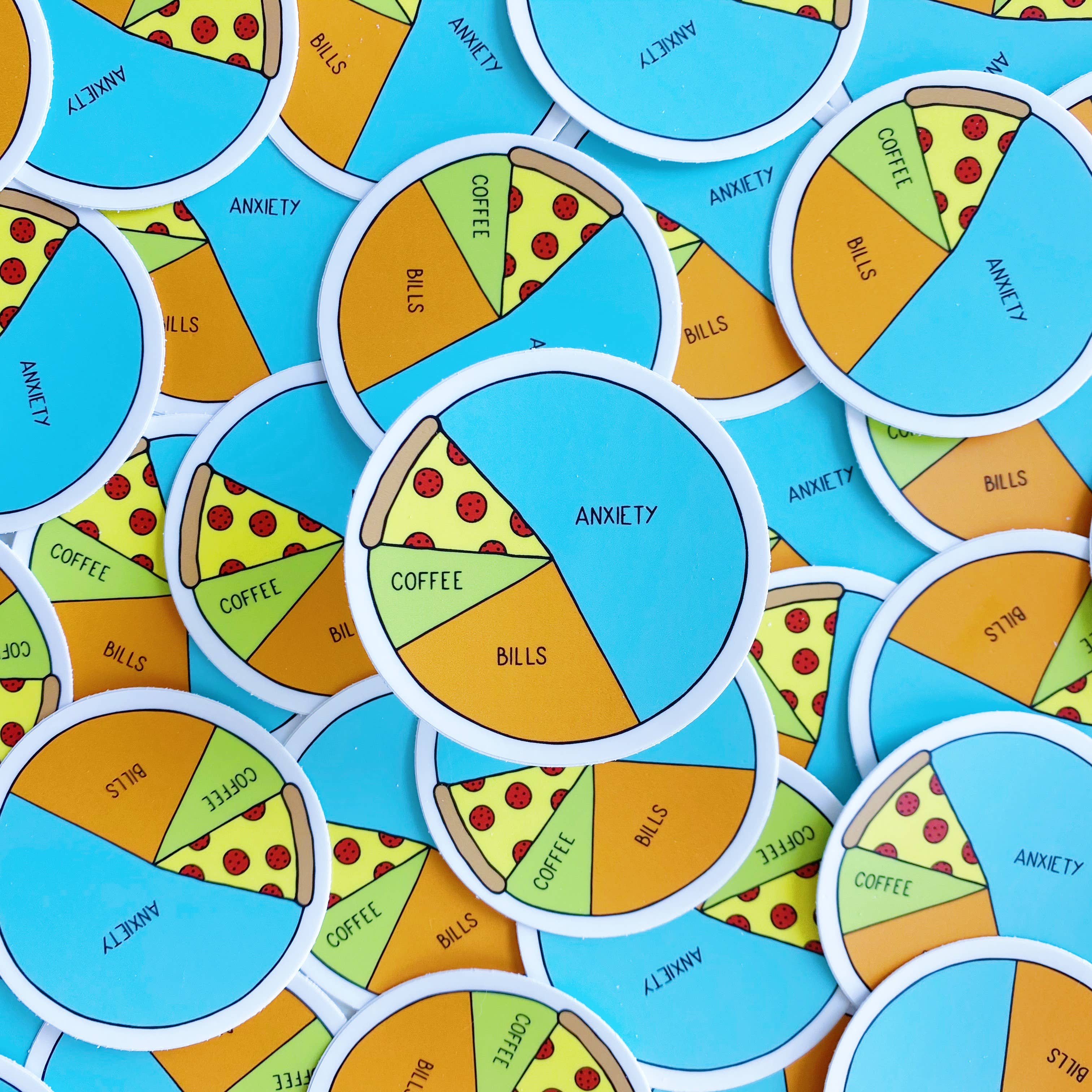 Chateau Blanche - Wholesale Sticker - Sticker Pie Chart1