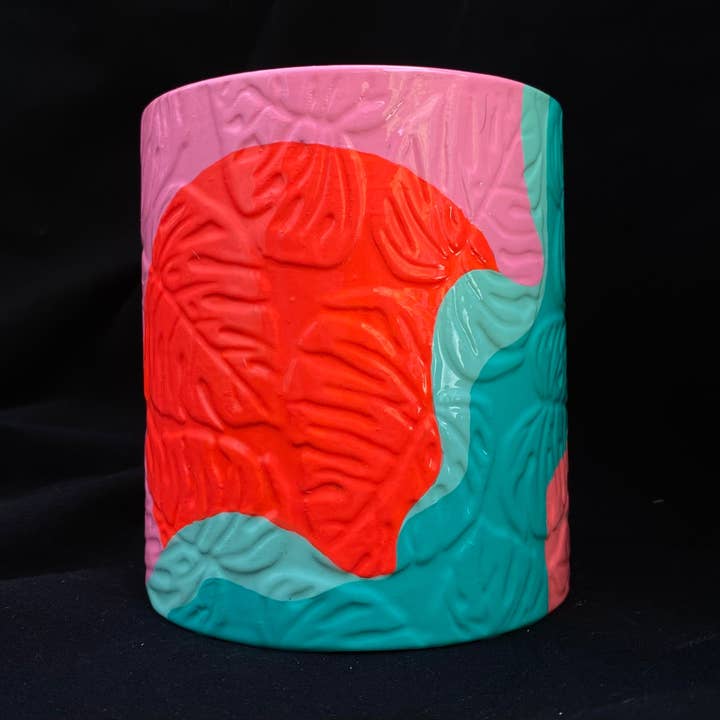 Moderner Artefakt-Pflanzer Rote Sonne im Aufgang für den Großhandel von Artifacts of Joy