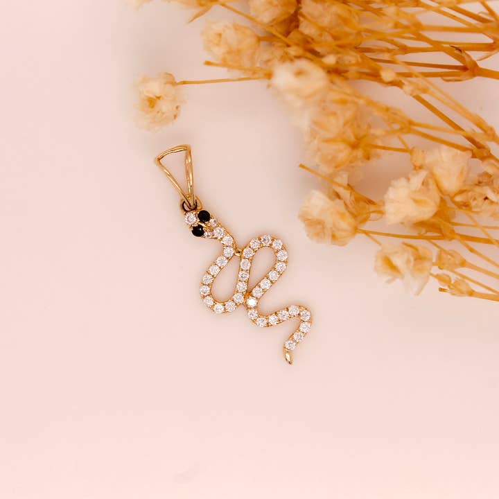 Diamond Snake Pendant 0.25 ct for wholesale by Nova Jewels LA