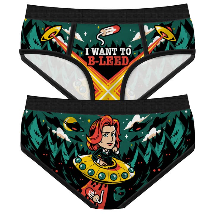Harebrained! - Wholesale Underwear – Women's - I Want To B-Leed Period Panties