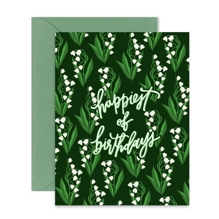 Lily of the Valley Birthday for wholesale by Shannon Kirsten Illustration
