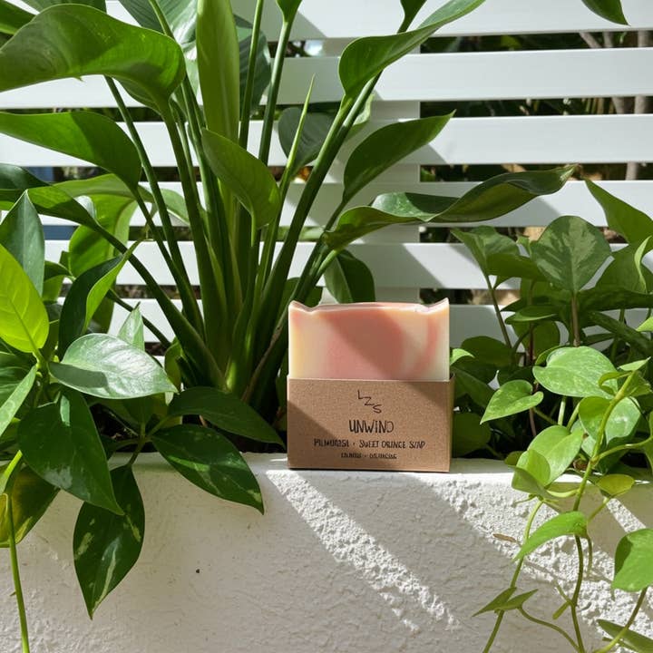 Palmarosa + Sweet Orange Soap with Shea Butter for wholesale by La Zouch Soaps