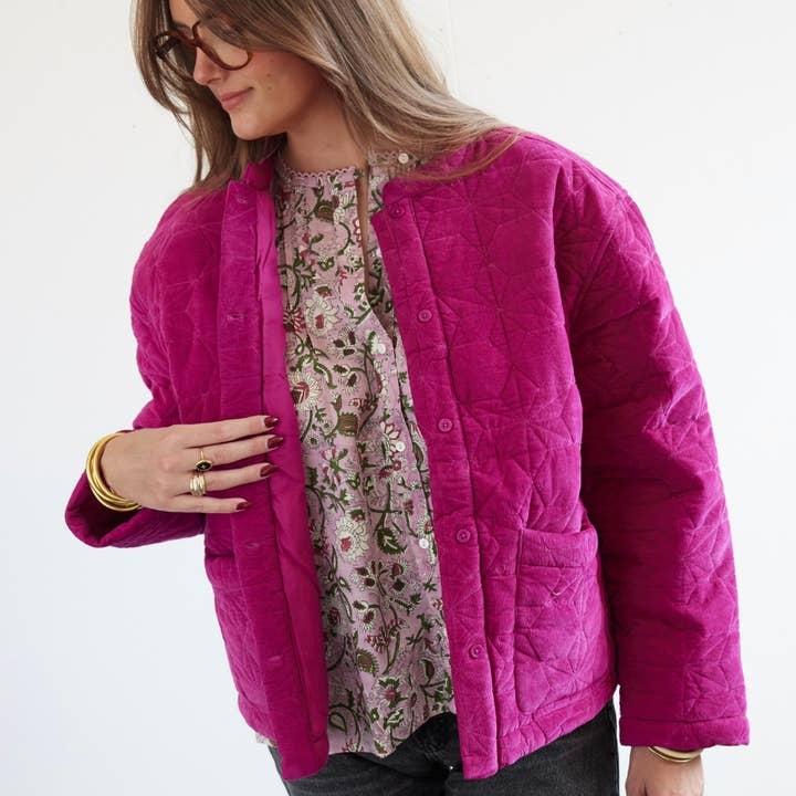 Harper Jacket Cassis for wholesale by Bonheur du Jour