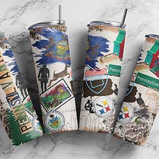 Pennsylvania State Tumbler 20 oz for wholesale by Countryside Savage