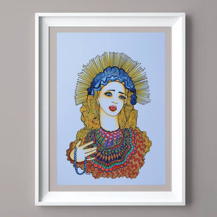 Angel Girl Illustrazione originale della pittura Msdre Artist Art per la vendita all'ingrosso da parte di Msdre