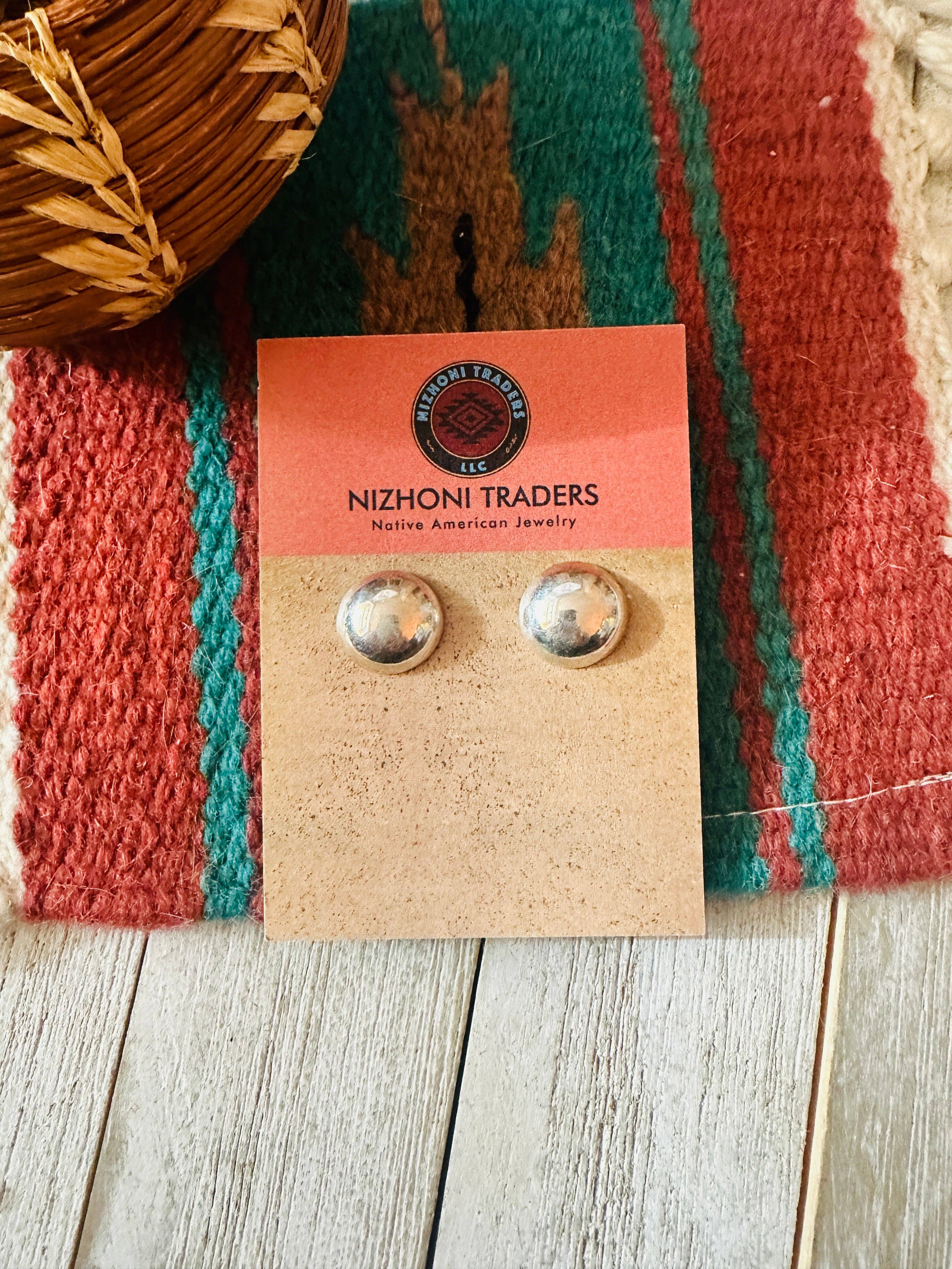 Nizhonitradersllc - Wholesale Stud/Post Earrings - Navajo Sterling Silver Stud Earrings1