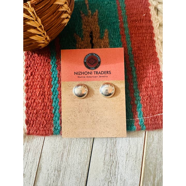 Nizhonitradersllc - Wholesale Stud/post earrings - Navajo Sterling Silver Stud Earrings1