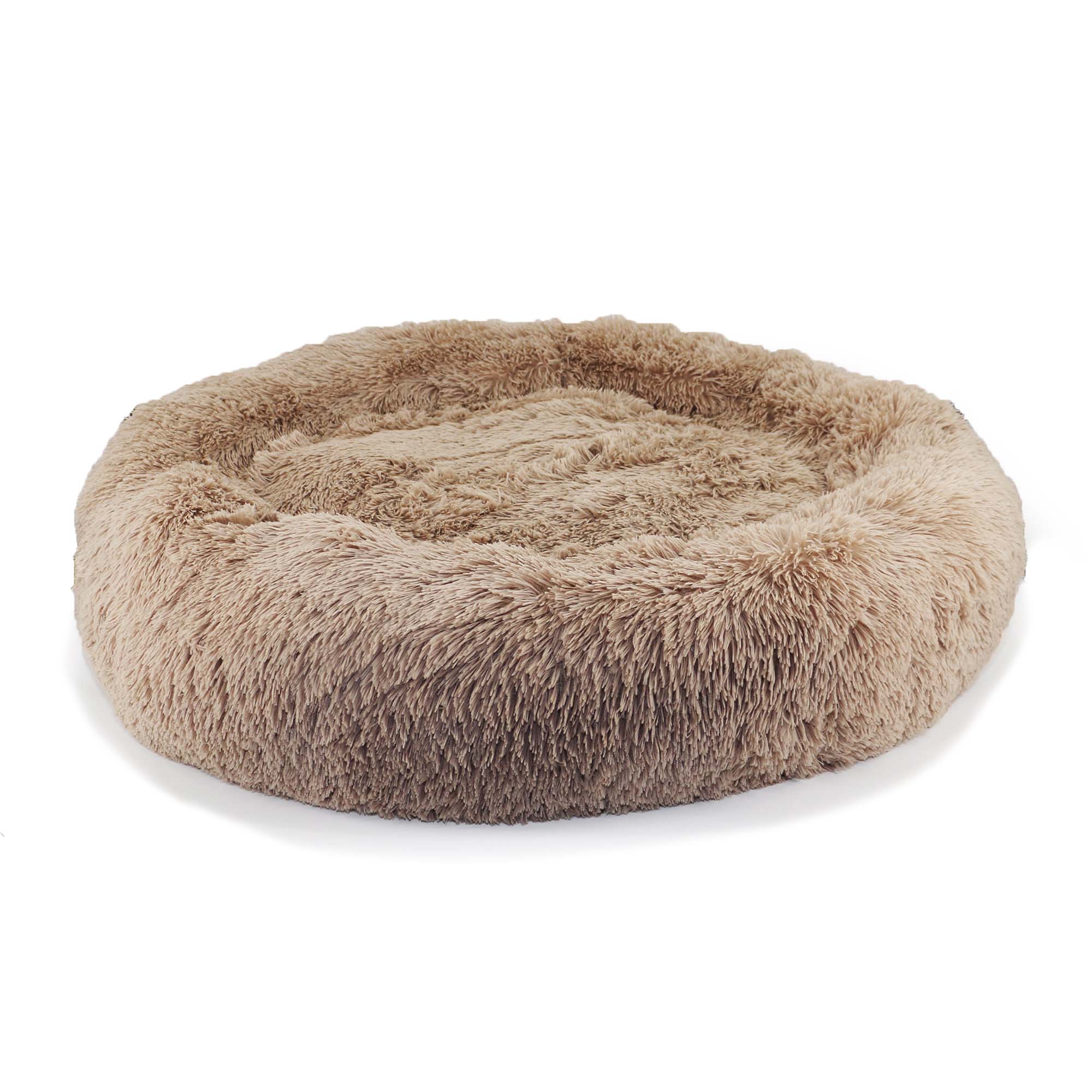 Ancol Pet Products Ltd - Wholesale Pet Bed - Dog - Super Soft Plush Donut Dog Bed Oatmeal8