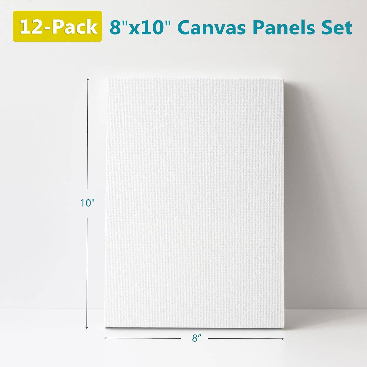 Keff Creations - Wholesale Painting Paper - 12 Pack Canvases for Painting - 8x10 Art Paint Canvas1