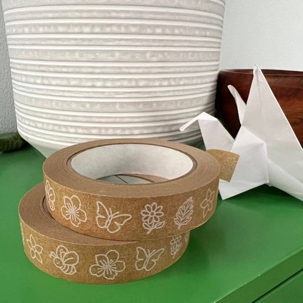 &Keep – Engroshandel Tape – Flora & Fauna Bionedbrydeligt papirbånd 24mm x 50m2
