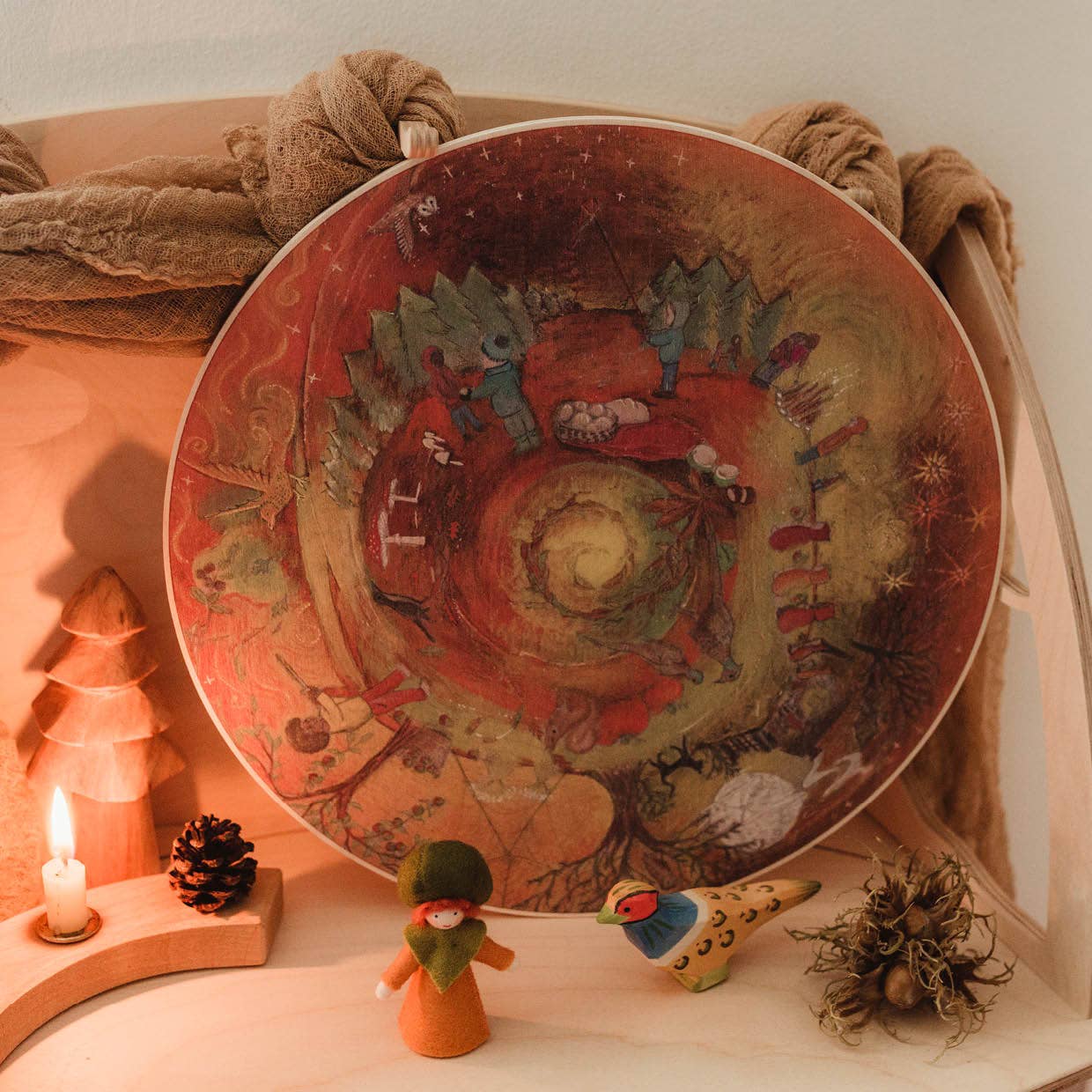 Wilded Family – Großhandel 3D-Wandkunst – Herbst-Rad0