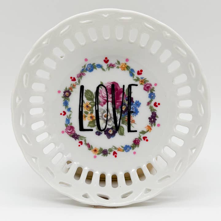 Wandbord klein LOVE "flowerbug" voor wholesale door ohRuby