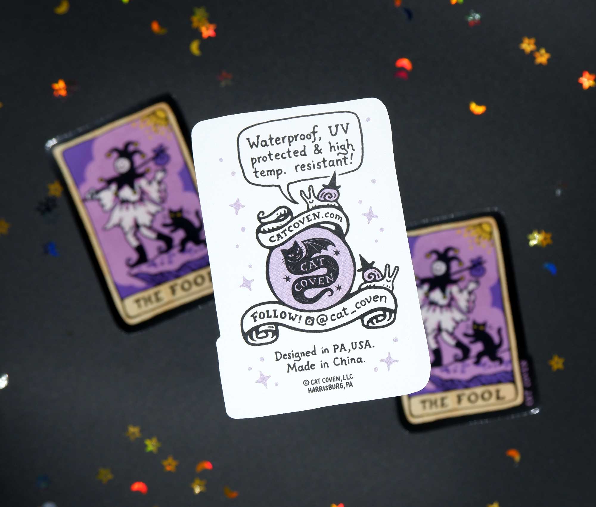 Cat Coven - Wholesale Sticker - The Fool (Tarot) - Sticker1