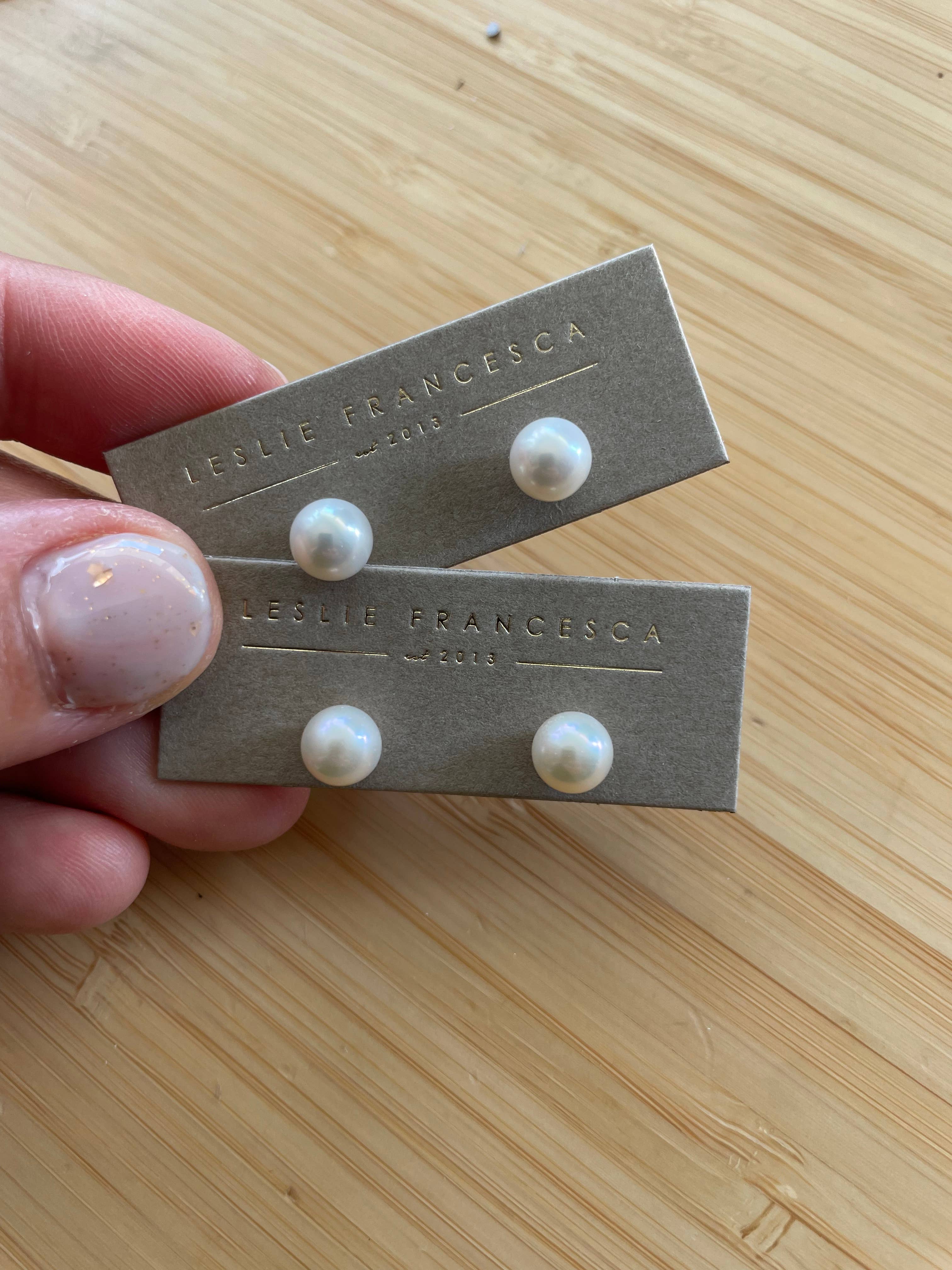 Leslie Francesca Designs – Großhandel Ohrstecker – Perlen-Nieten3