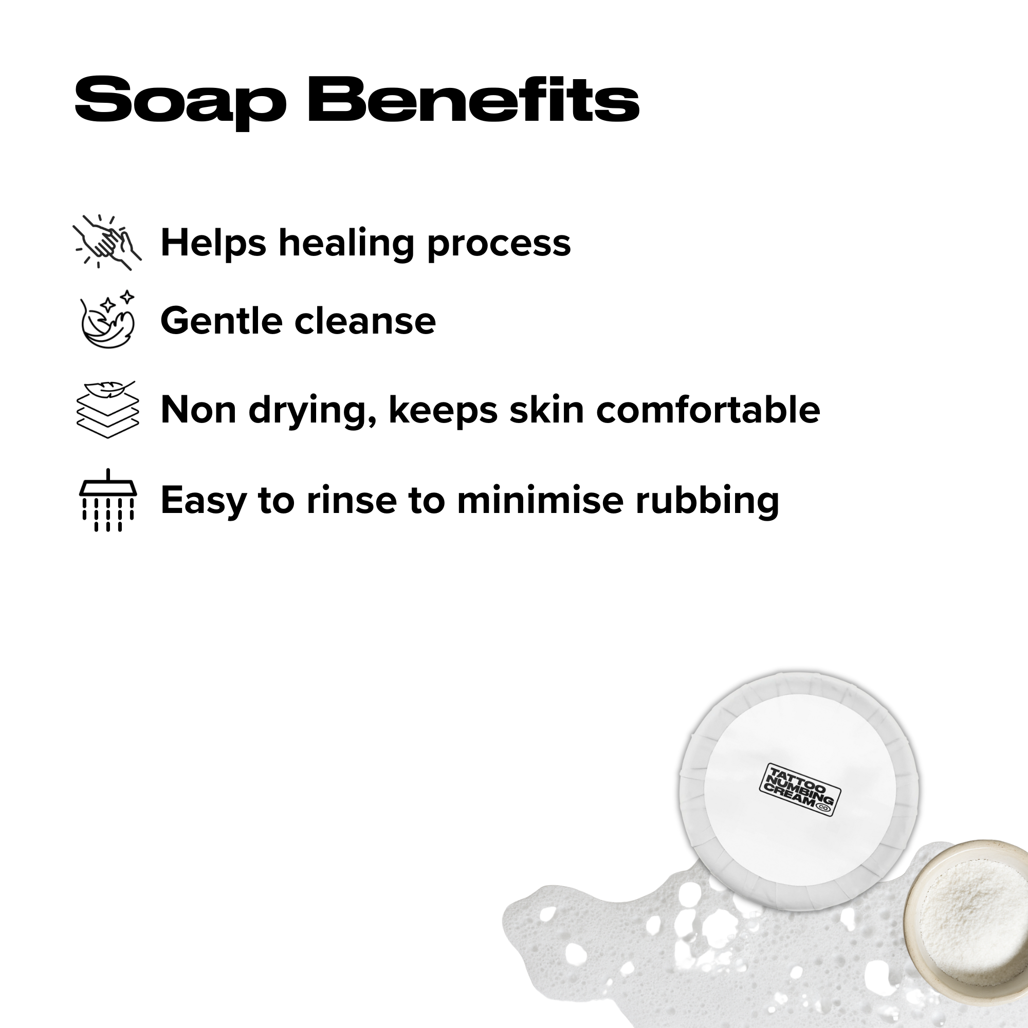 Tattoo numbing cream co – wholesale Duschtvål – Heal-Right tatueringstvål från Tattoo Numbing Cream Co.2