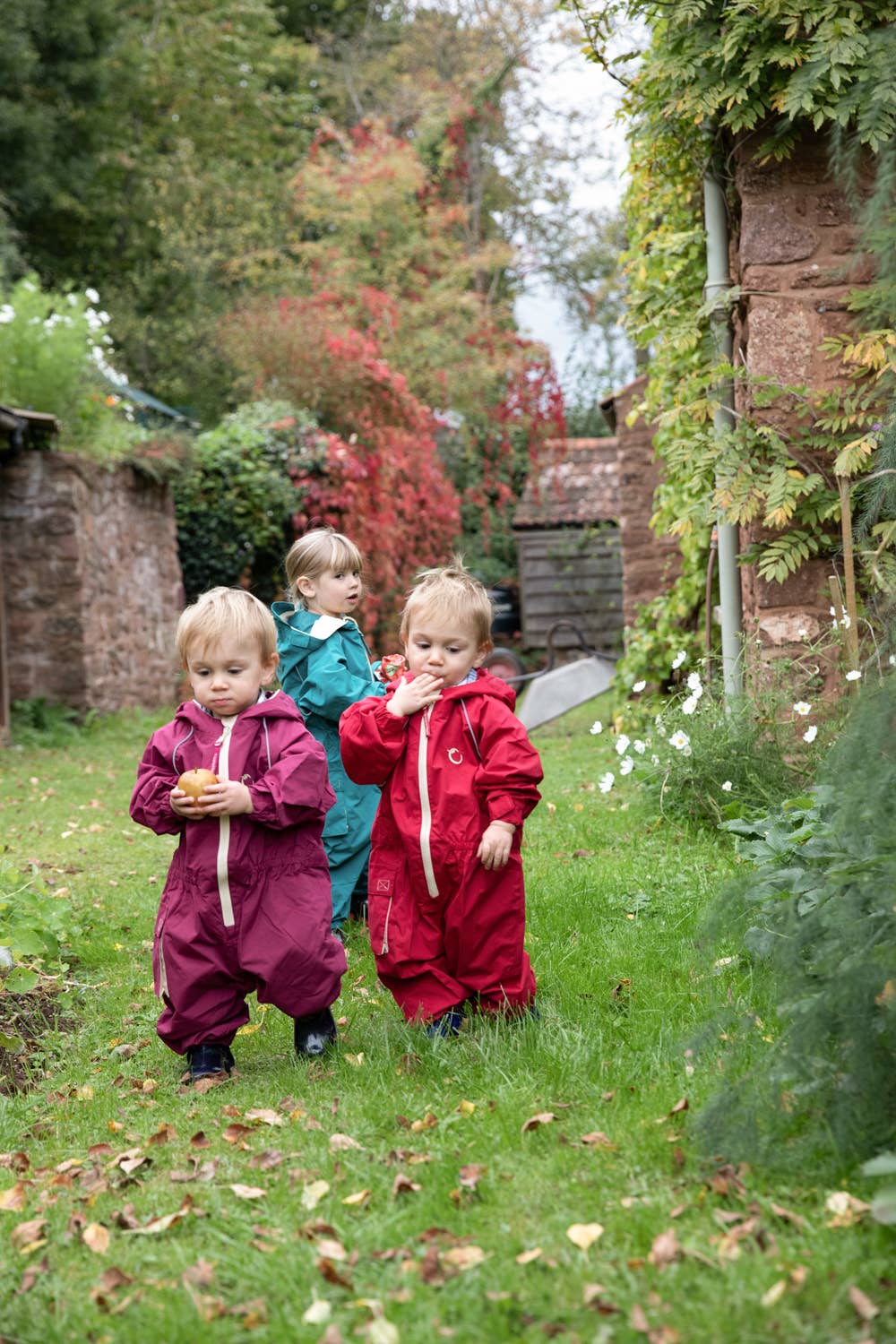 Hippychick – wholesale Rain suit – Kids – HC Waterproof All In One Fiesta Red 12-18 Months9