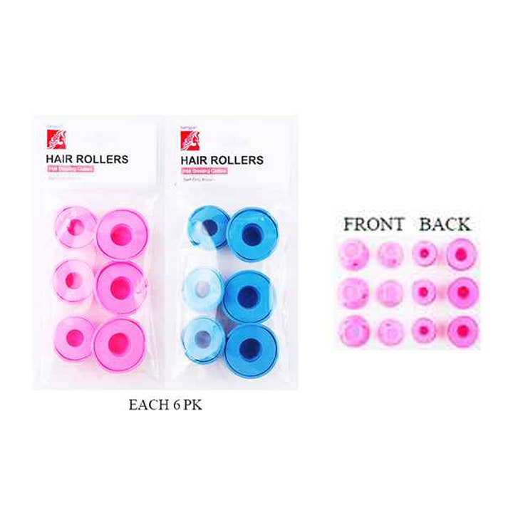 Sensibling Corp. - Wholesale Hair Curlers - 12 Set of 6 - Hair Rollers