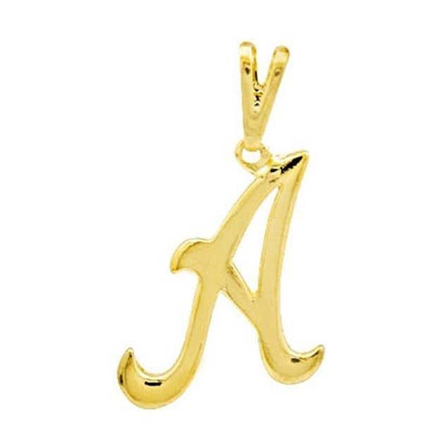 Anfänglicher Charm aus 18K Gold für den Großhandel von Donna Italiana