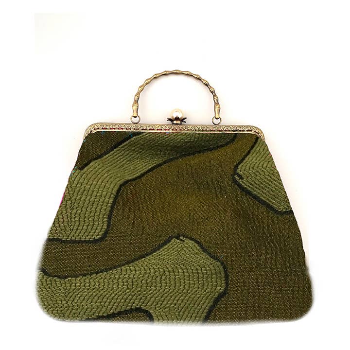 Maria Sole Rodriguez - Wholesale Clutch Bag - Women's - Bassoon Perla Medium, bag with pearl, handmade, Italy4