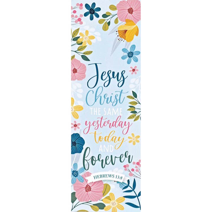 Bookmark Jesus O Mesmo Pacote 2x6 com 12 por atacado de Dicksons