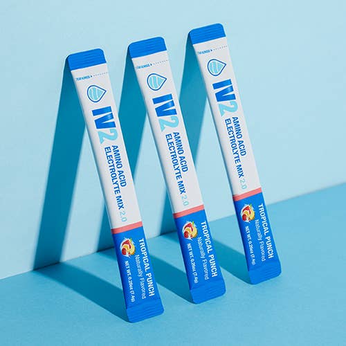 IV2 - Vendita all'ingrosso Bevanda salutare in polvere - Polvere idratante con amminoacidi IV2-Zero Sugar (10 pezzi)2