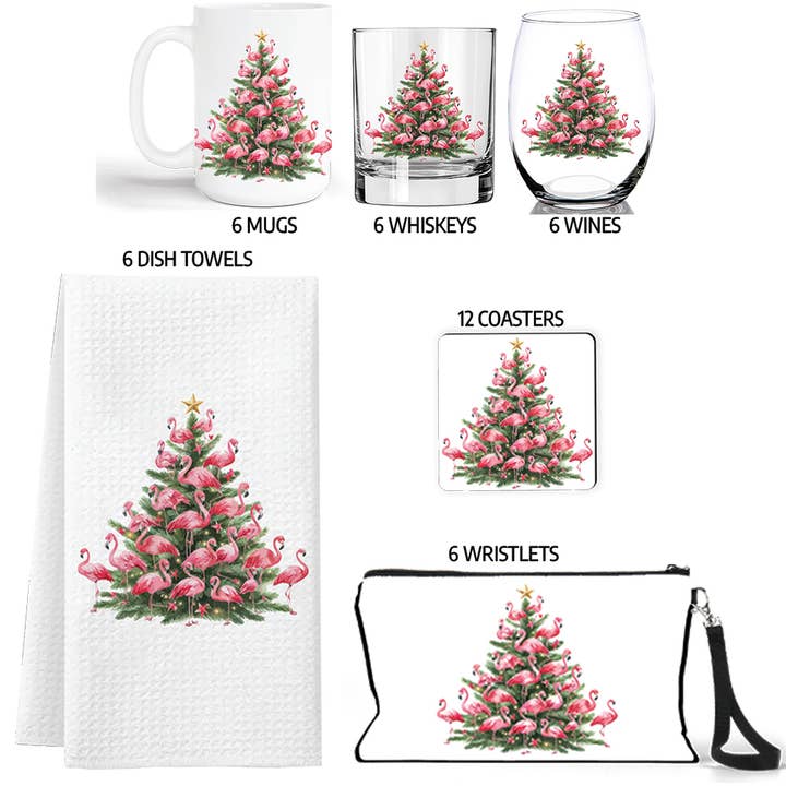 ÁRBOL DE NAVIDAD CON FLAMENCO PREEMPAQUETADO para venta al por mayor de 1 Brilliant Gift