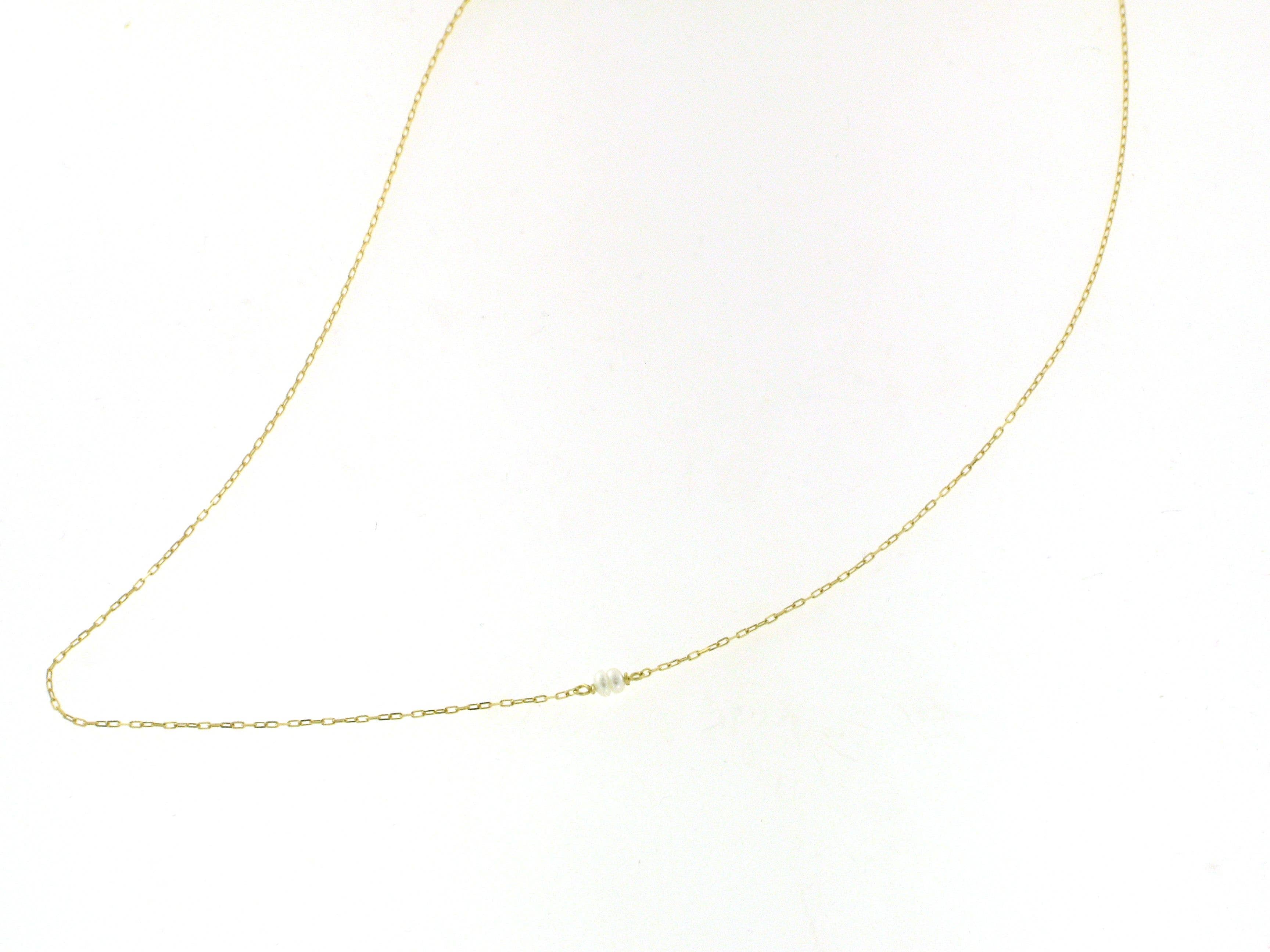 18K gold necklace, pearls necklace, minimalist necklace. for wholesale on Faire3