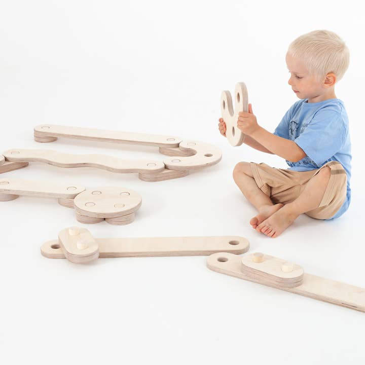 HappyMoon - Wholesale Wood Toy - Kids - PELTES® balance beams, Montessori Toy, Balance Board2