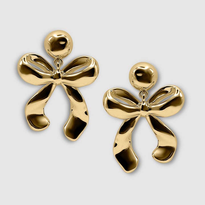 Melted Ribbon Earrings for wholesale by MW Curated