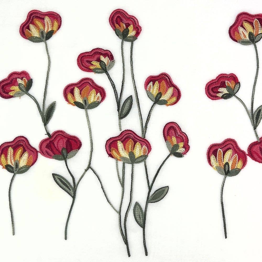 Humble Hilo – Engroshandel Tørklæde - Dame – Humble Hilo Broderet tørklæde/sjal med blomster36