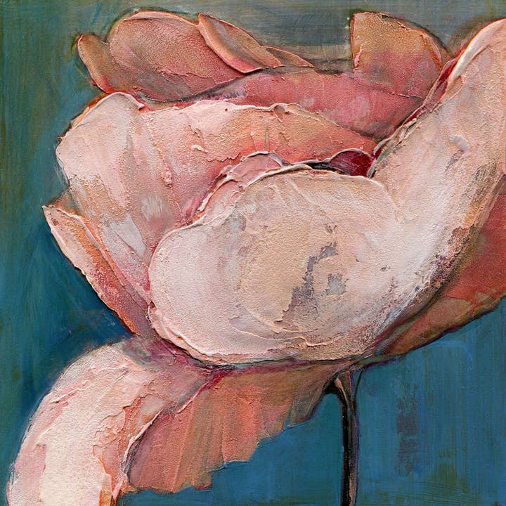 Poppy Portrait II - Fine Art Print for wholesale by Denise Souza Finney Paintings