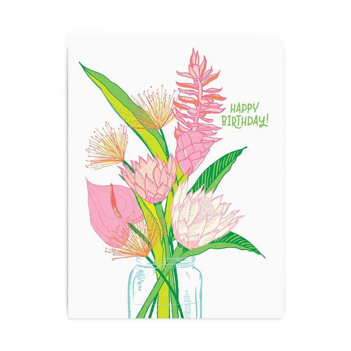 Birthday Protea Tropical Bouquet for wholesale by Nico Made by Nicole Ferrara