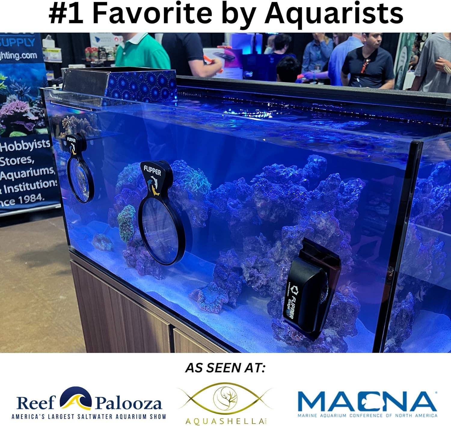 Flipper Aquarium Products – wholesale Magnifying glass – DeepSee Nano Magnified Magnetic Aquarium Viewer 3"9