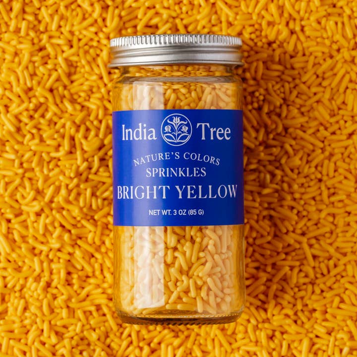 Nature’s Colors Bright Yellow Sprinkles (Copy) (Copy) for wholesale by India Tree