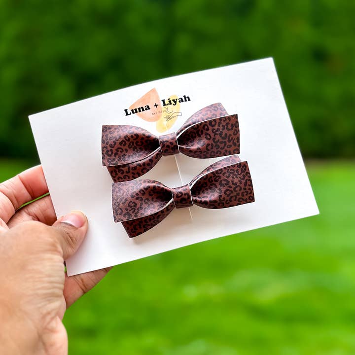 Staartjes - Mokka-dierenprint voor wholesale door Luna + Liyah