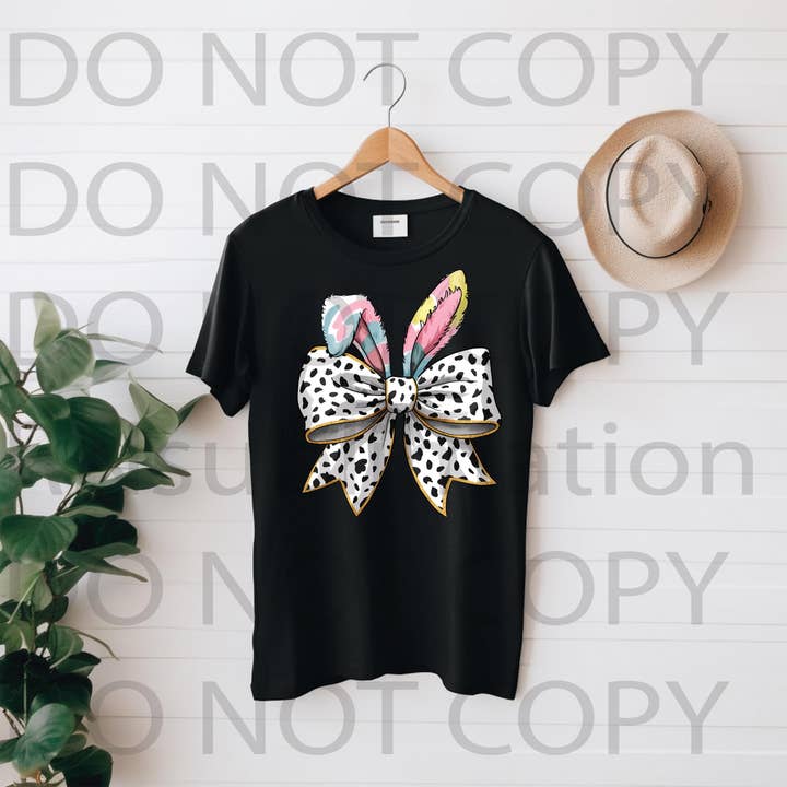 rnsublimation - Wholesale Sublimation Transfer - DTF Easter Bunny Bow Coquette Transfer Ready to Press3