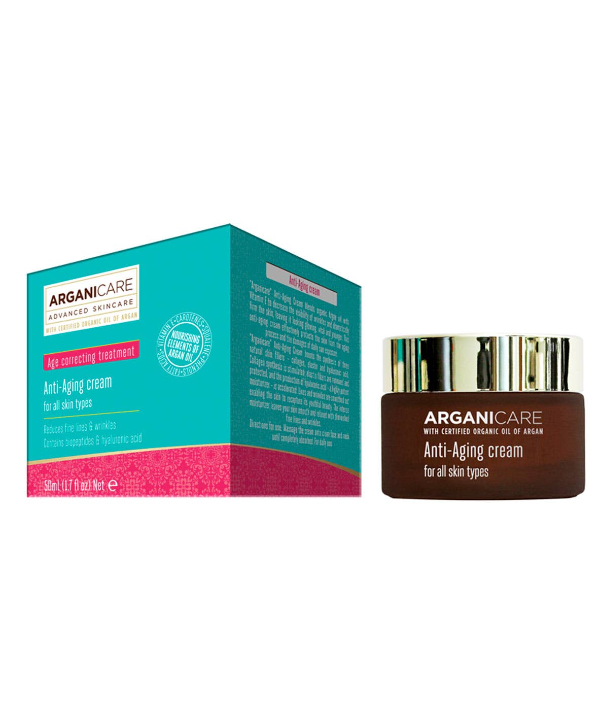 ARGANICARE - Vendita all'ingrosso Creme idratanti antietà - Crema viso anti-età ARGANICARE1