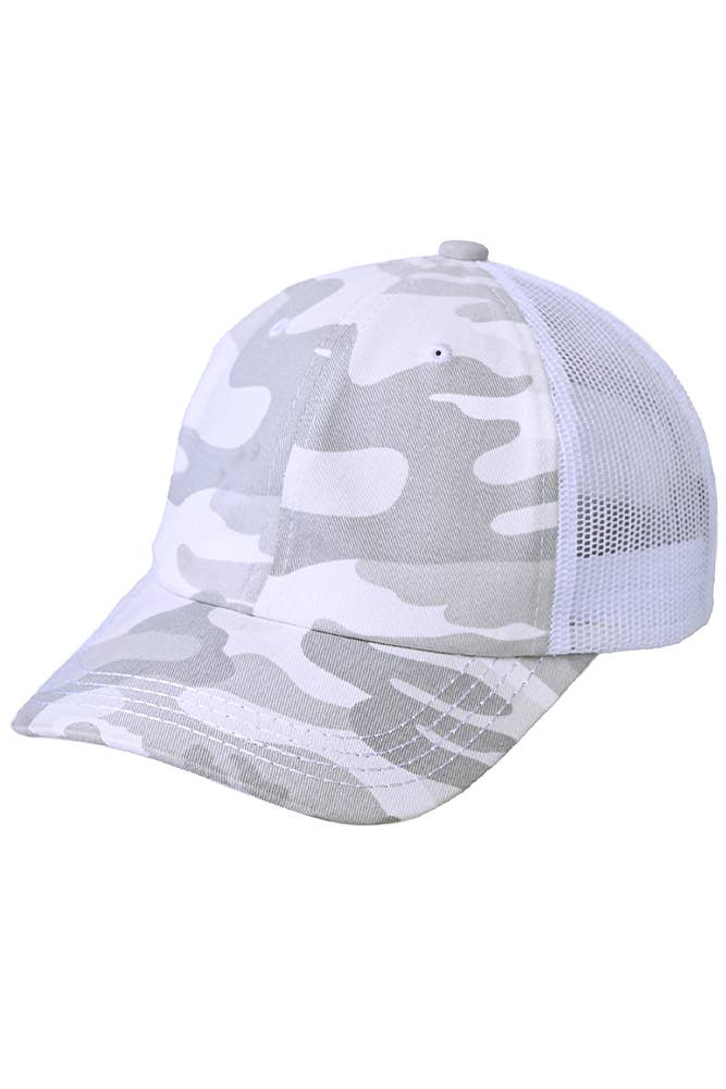 Hana - Vendita all'ingrosso Cappellino da camionista - Donna - Cappellino da baseball C.C in cotone spazzolato con rete sul retro4