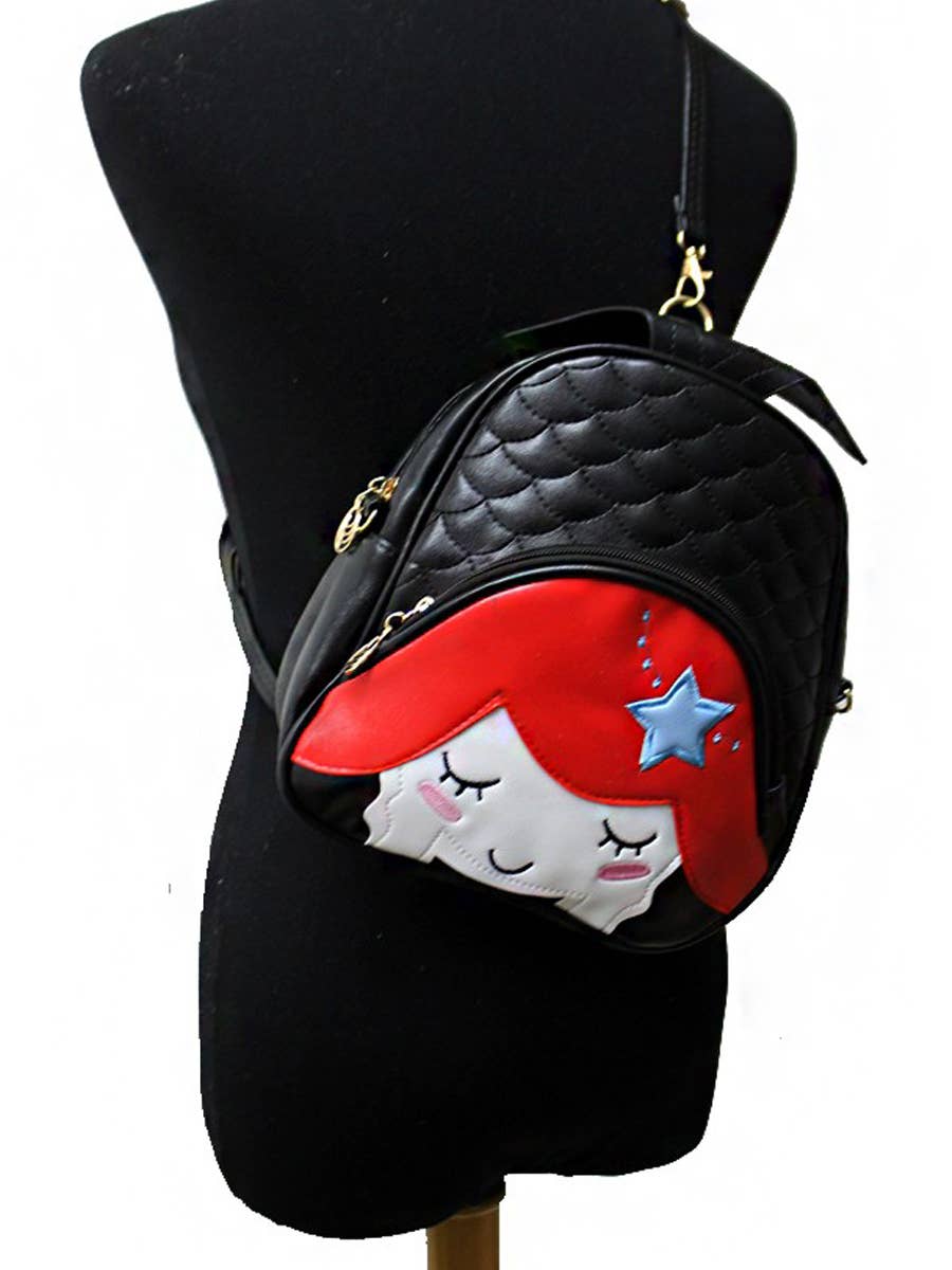 Cap Zone - Wholesale Backpack - Kids - Quilted Mini Mermaid Backpack6