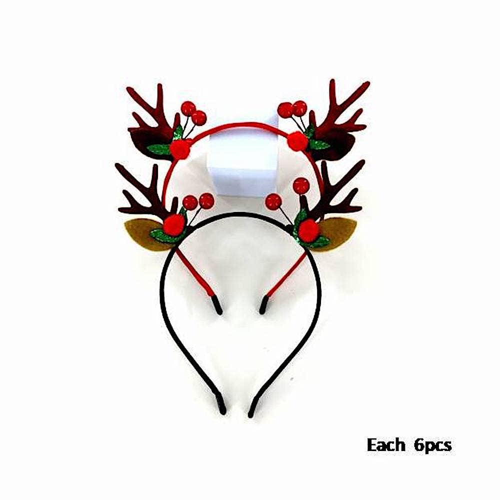 Atlas Fashion - Wholesale Fashion Headband - Women's - Christmas Reindeer Antler Headband1