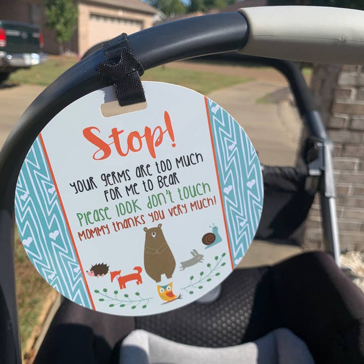 Three Little Tots - Wholesale Car Seat Cover - Kids & Baby - Woodlands No Touching Baby Car Seat and StrollerTag12