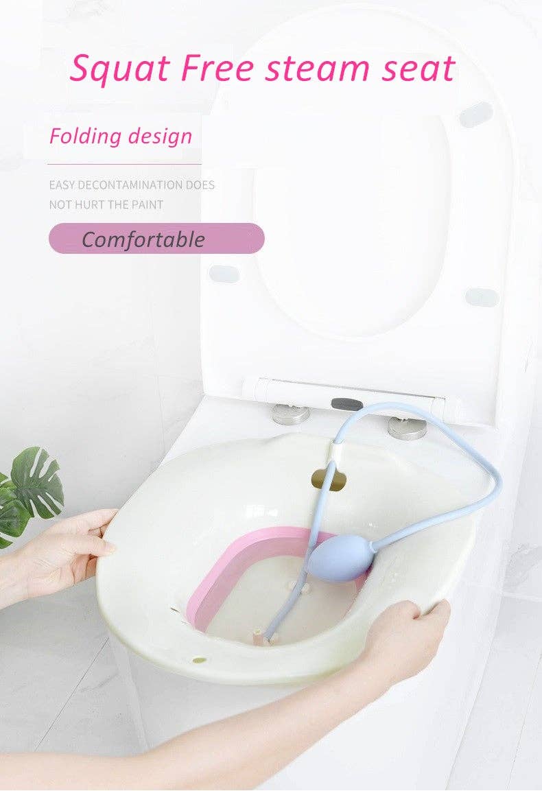 VIGOR - Wholesale Bath & Body Set - Sitz Bath With Hand Flusher & Nozzle(Irrigation System)1