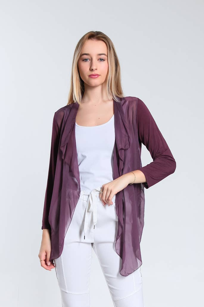 TINA Stephens Italy/Tees By Tina – wholesale Wrap – Women's – Ansley Silk Front Tie Wrap (BQ233)14