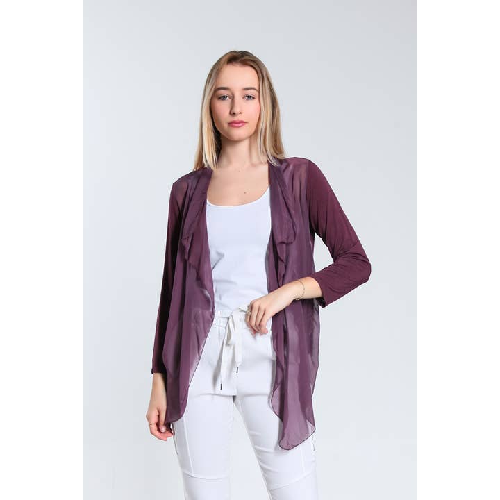 TINA Stephens Italy/Tees By Tina – wholesale Wrap – Women's – Ansley Silk Front Tie Wrap (BQ233)14