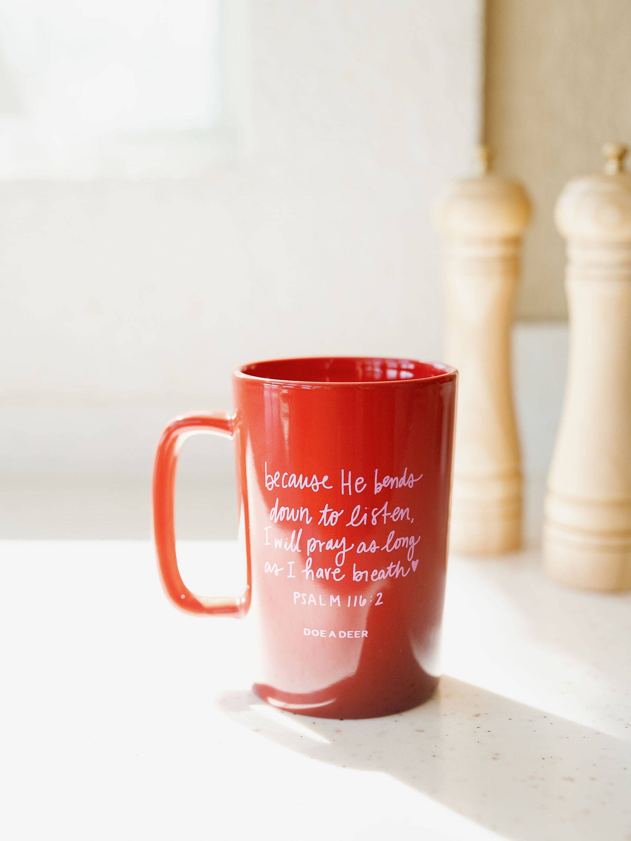 Doe A Deer - Wholesale Coffee Mug - Psalm 116 Mug2