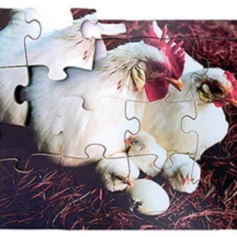 Poule - Mère et Jeune pour la vente par Just Jigsaws
