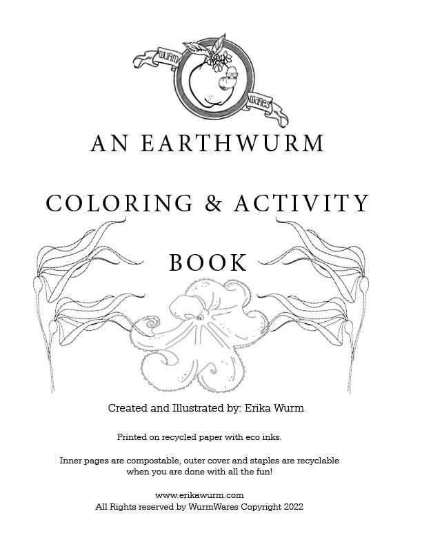 Wurm Wares - Wholesale Colouring and activity book – kids and baby - EarthWurm Coloring & Activity Book-Olympic Peninsula Edition2